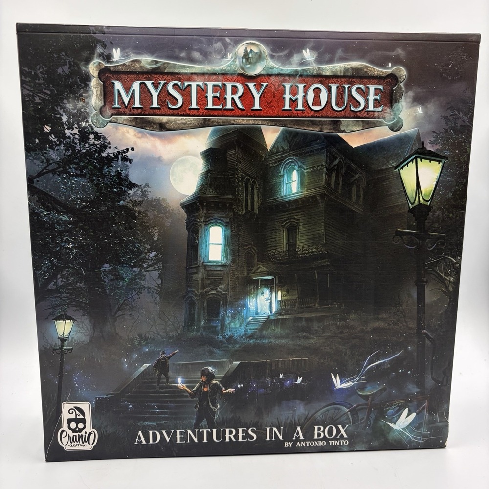 Mystery House: Escape Room In A Box Board Game From Cranio Creations - Complete